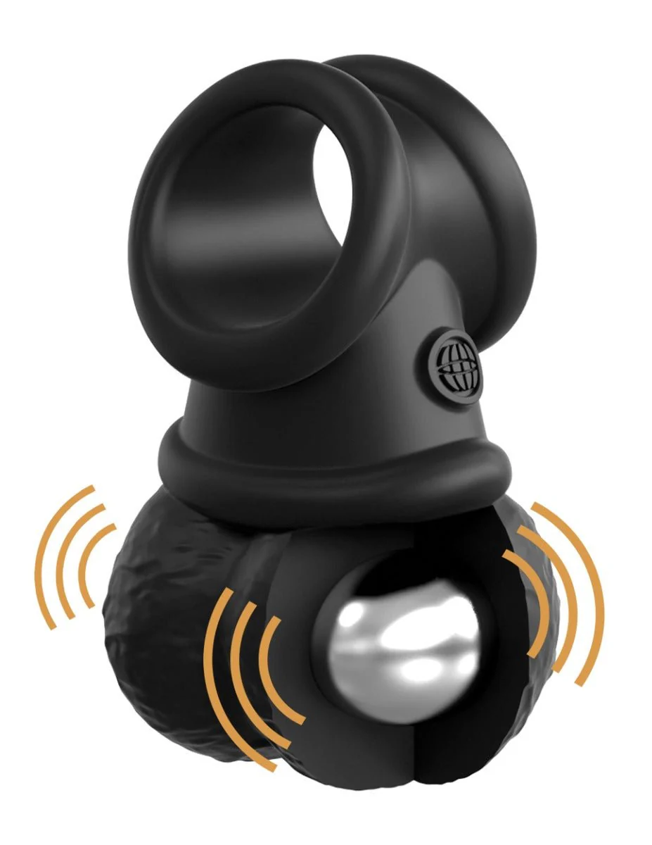 Pipedream King Cock Elite Ultimate Vibrating Silicone Body Dock Kit 7 Inch Flesh - Image 10