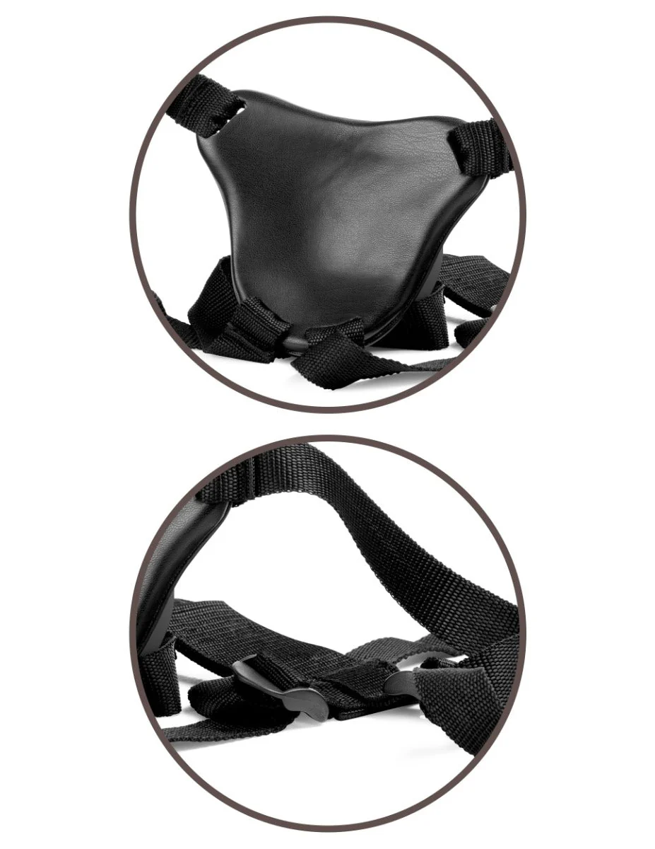 Pipedream King Cock Elite Ultimate Vibrating Silicone Body Dock Kit 7 Inch Flesh - Image 7