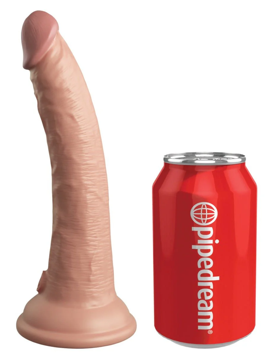 Pipedream King Cock Elite Ultimate Vibrating Silicone Body Dock Kit 7 Inch Flesh - Image 8