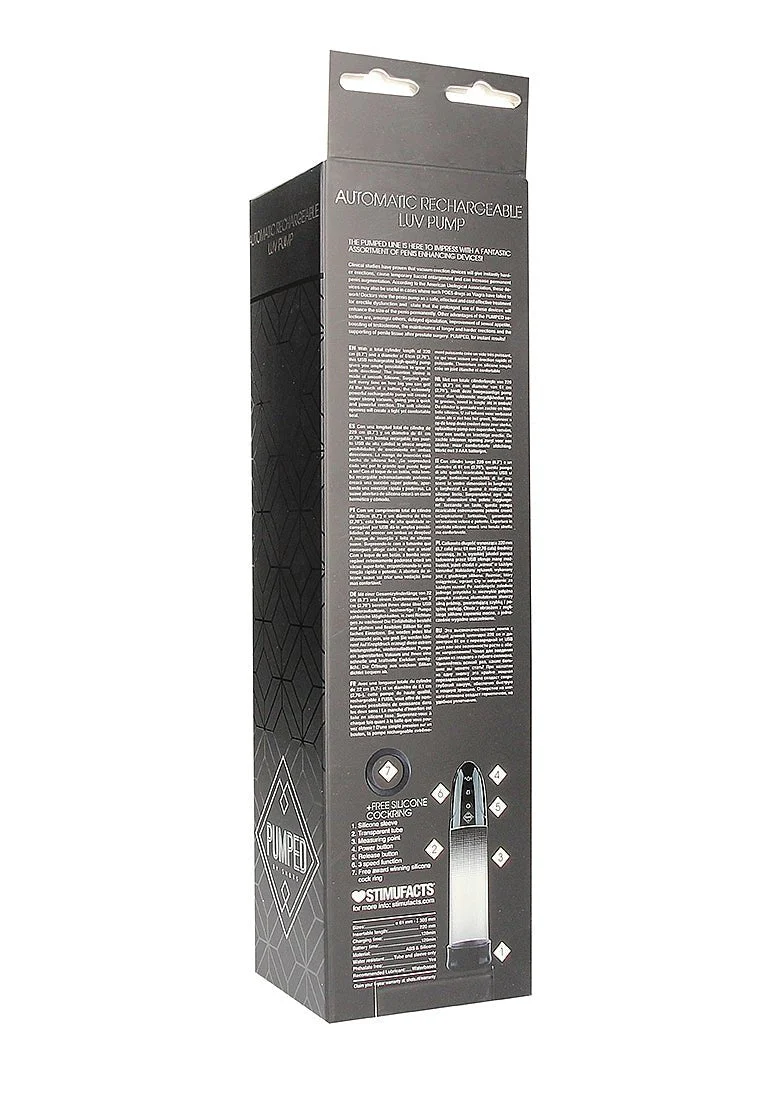 Pumped Automatic Rechargeable LUV Pump Black - Image 3