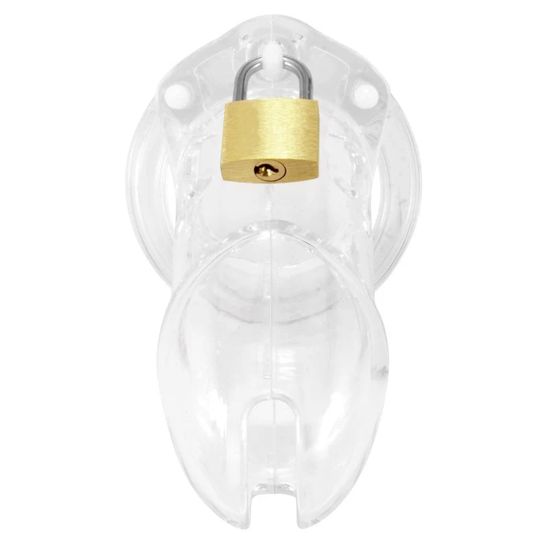 LOCK4D Original Chastity Cage L/XL Clear - Image 3