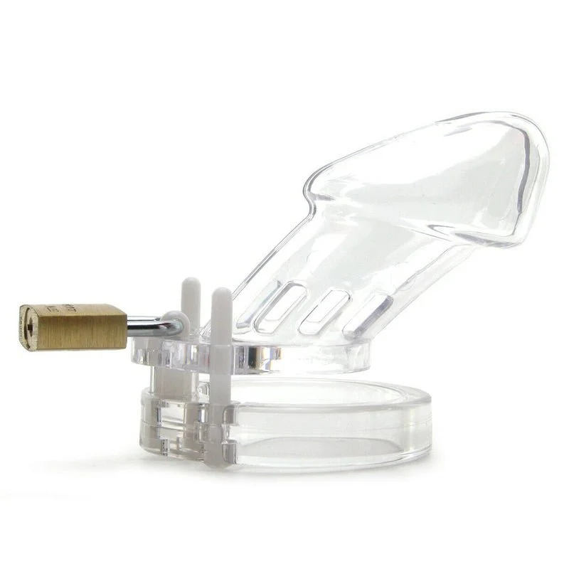 LOCK4D Original Chastity Cage L/XL Clear - Image 4