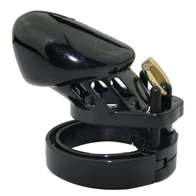 LOCK4D Original Chastity Cage S/M Black - Image 3