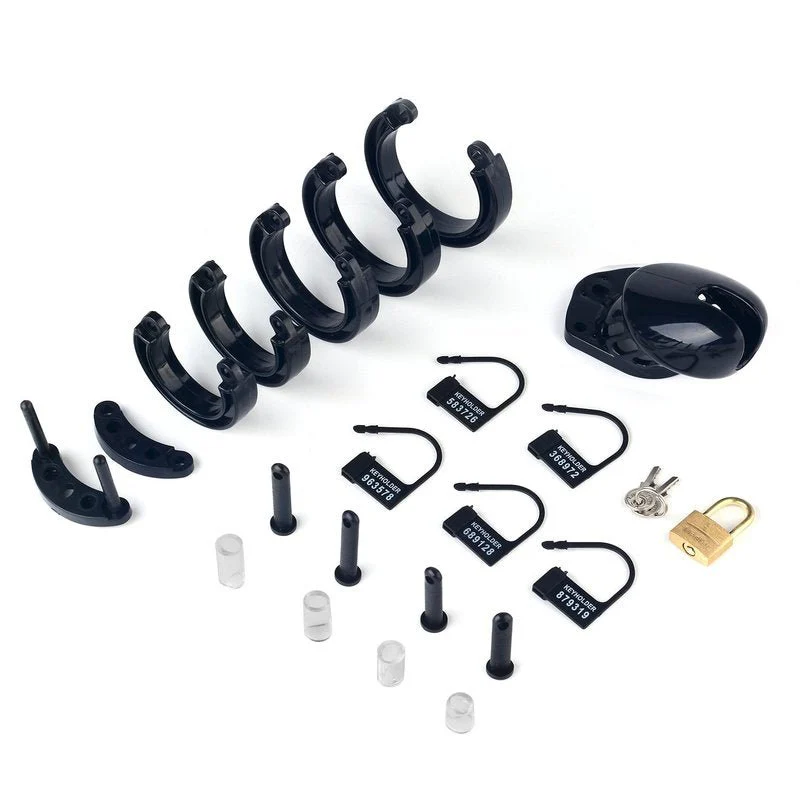 LOCK4D Original Chastity Cage S/M Black - Image 5