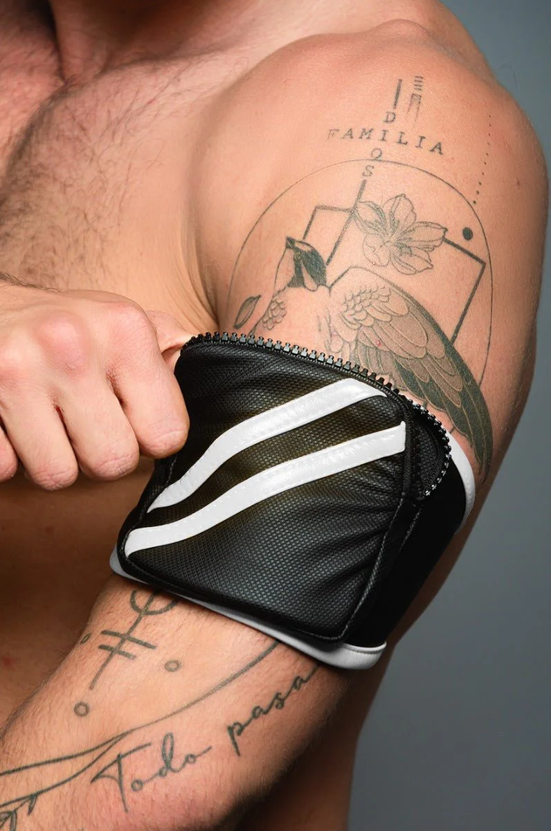 Dale Mas Biker + Bicep Bag Black White - Image 4