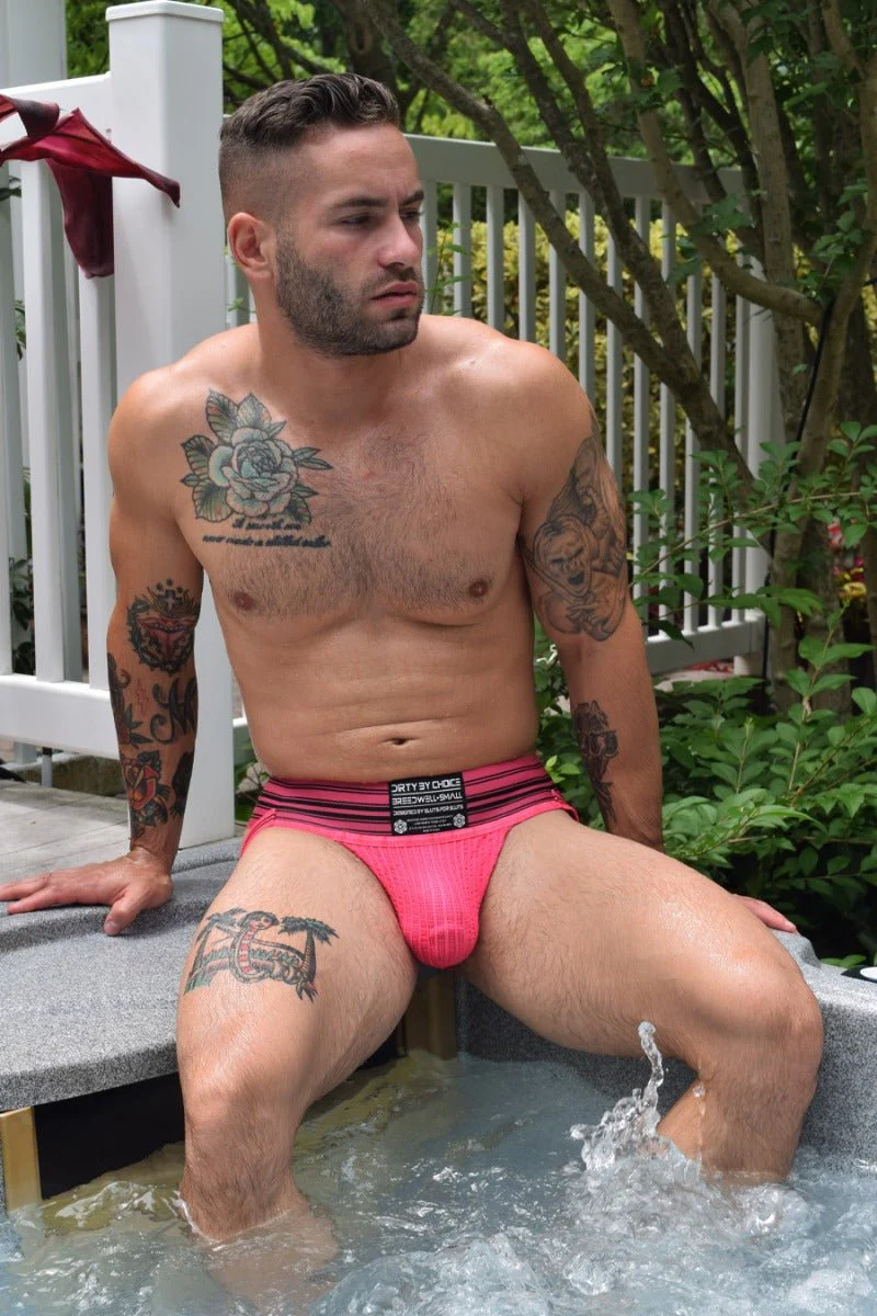 Breedwell Cumdump Jockstrap Neon Pink - Image 5