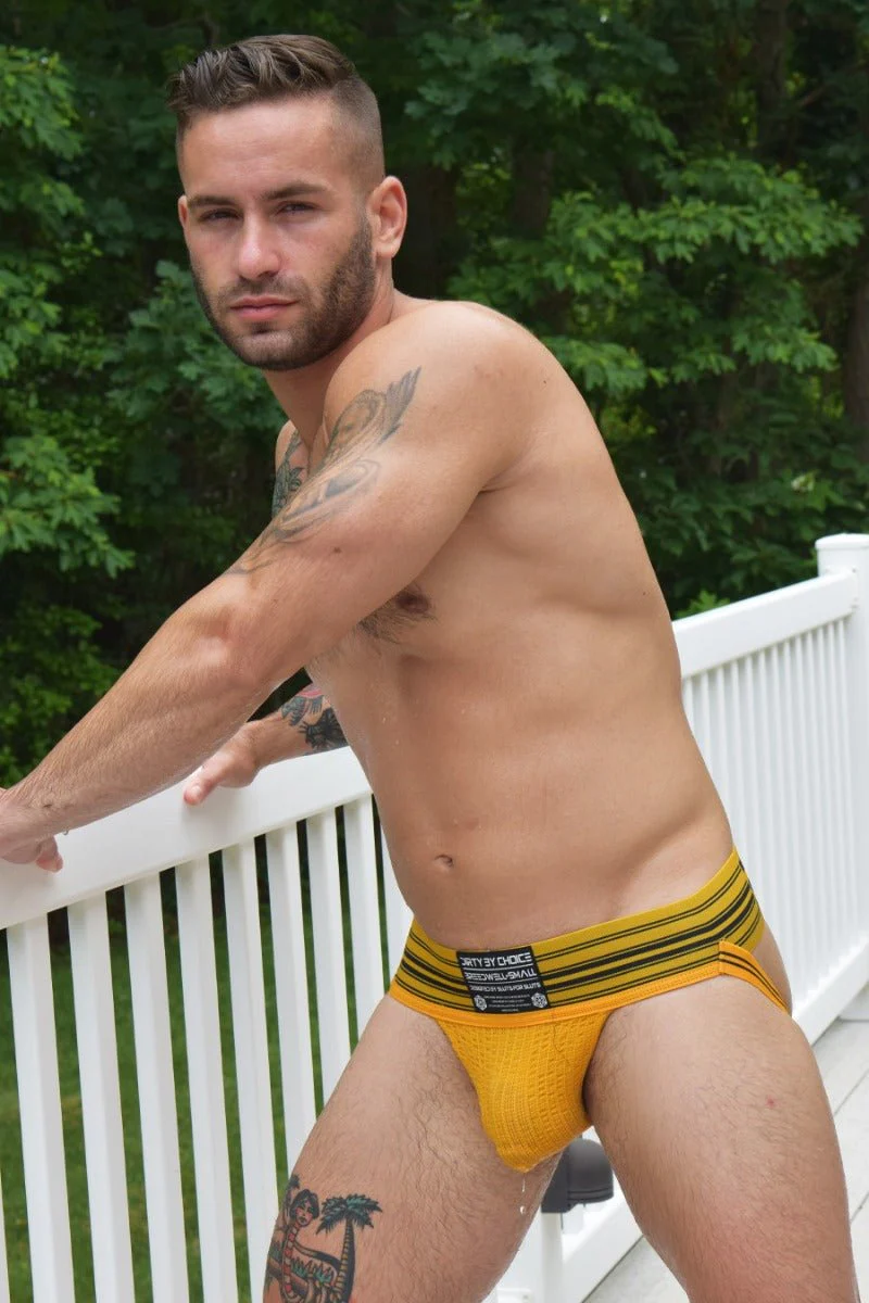 Breedwell Cumdump Jockstrap Yellow - Image 7