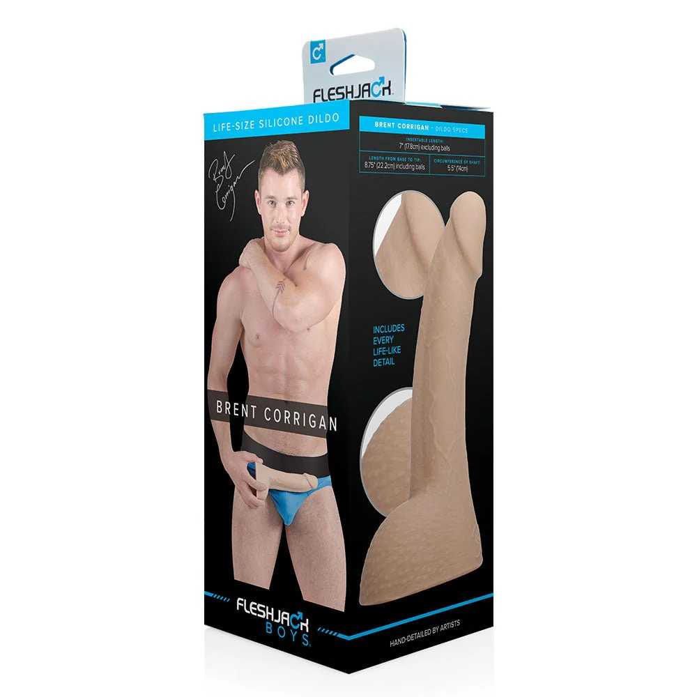Fleshjack Boys Brent Corrigan 8.75 Inch Dildo - Image 4
