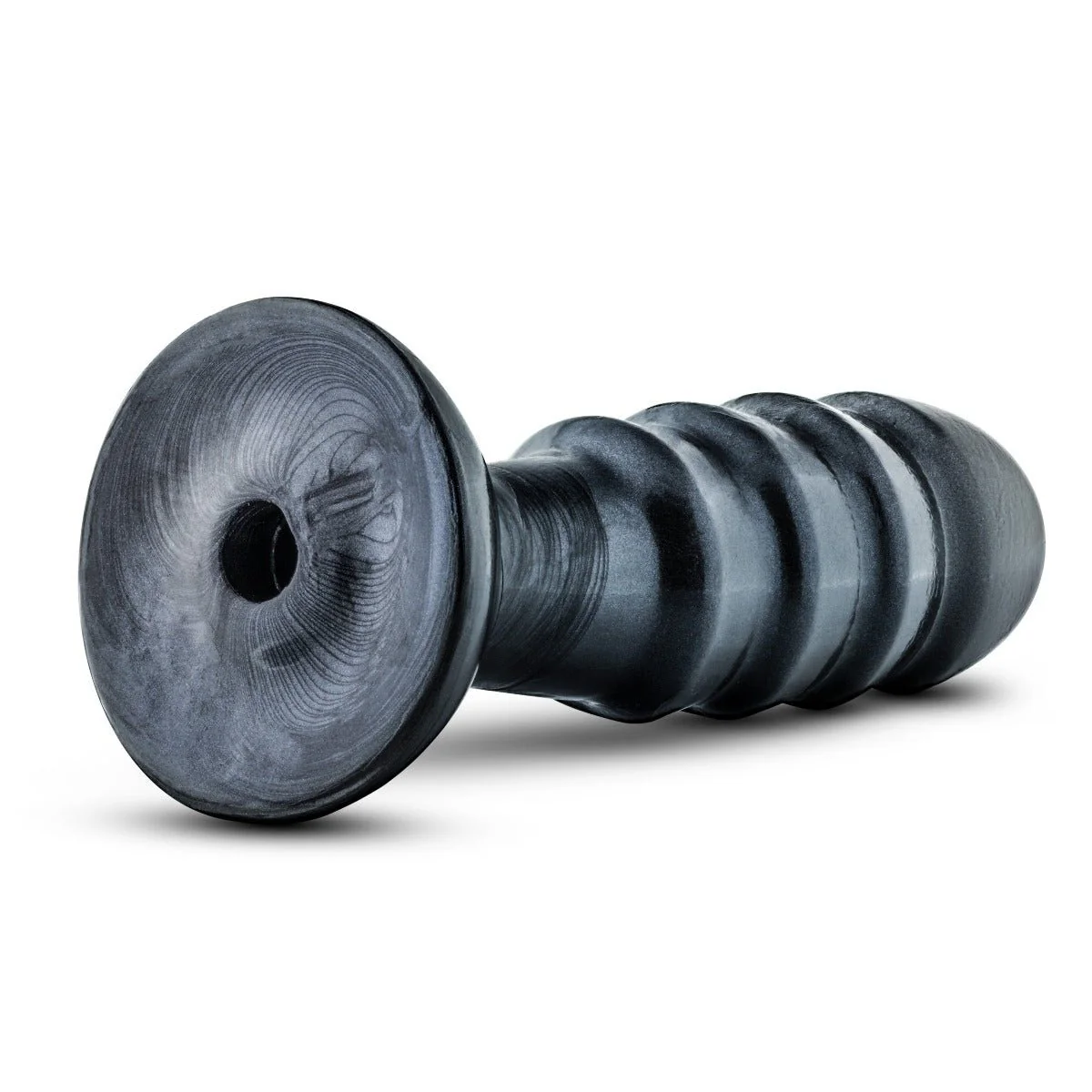 Jet Bruiser Carbon Metallic Black Butt Plug 7.5 Inch - Image 3