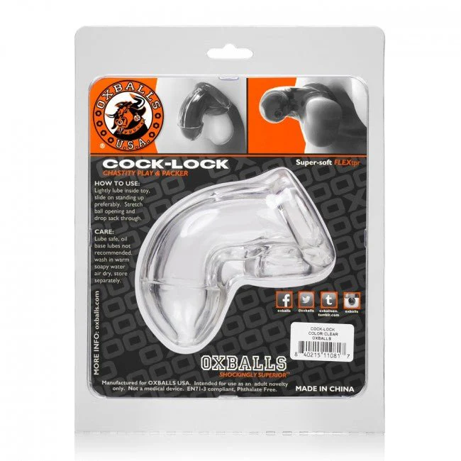 Oxballs Cock Lock Chastity Clear - Image 6