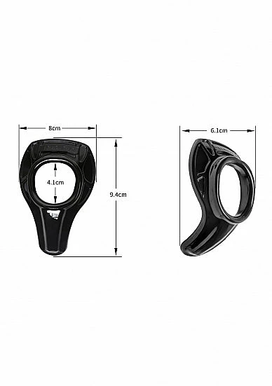 Perfect Fit Armour Up Cock Ring Black - Image 4