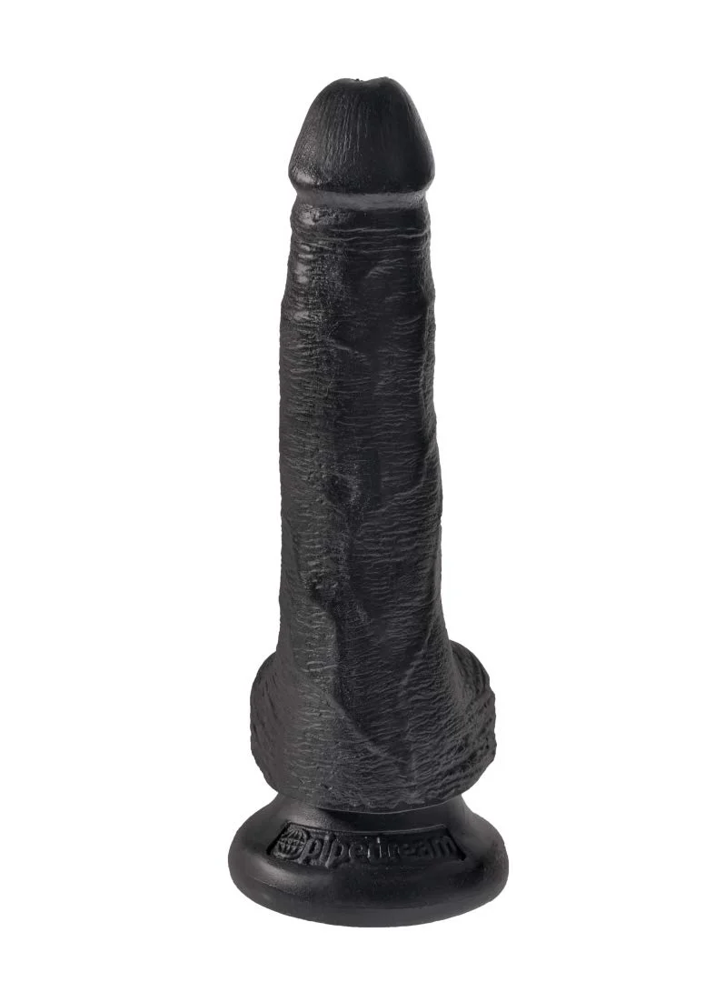 Pipedream King Cock 6 Inch Cock with Balls Black - Image 2