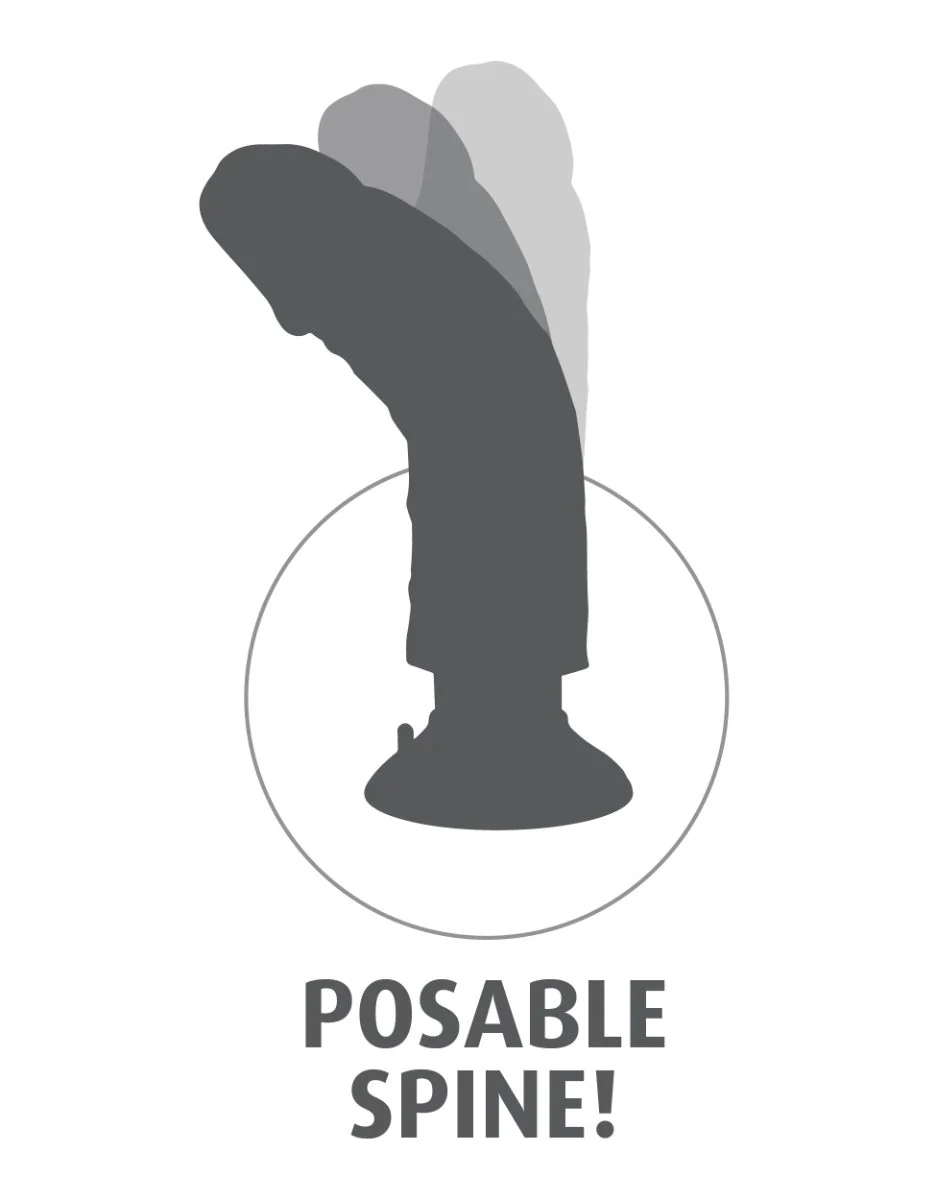 Pipedream King Cock 9 Inch Vibrating Cock with Balls Flesh - Image 5