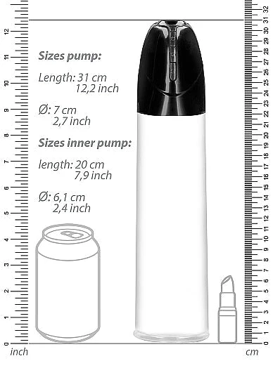 Pumped Rechargeable Smart Cyber Pump Transparent - Image 3