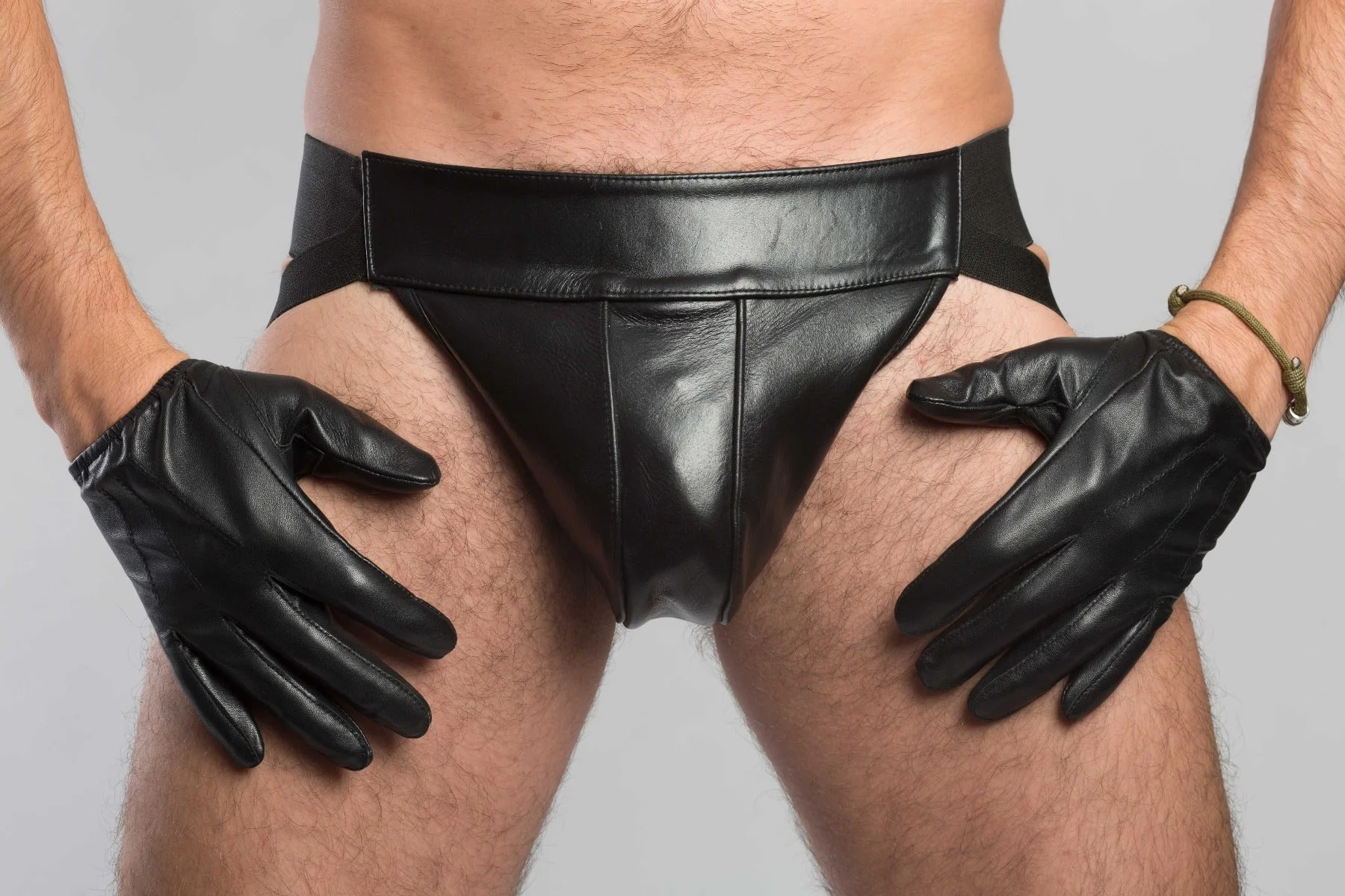 ruff GEAR Cop Leather Gloves Black - Image 5