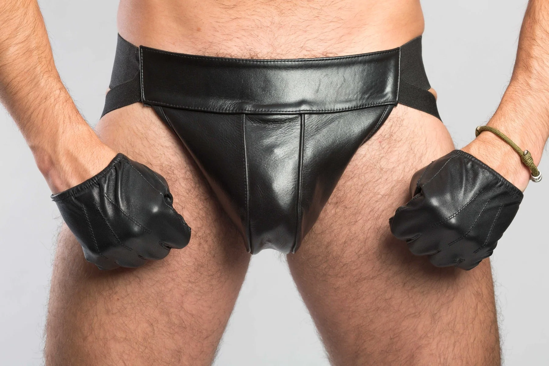 ruff GEAR Cop Leather Gloves Black - Image 6