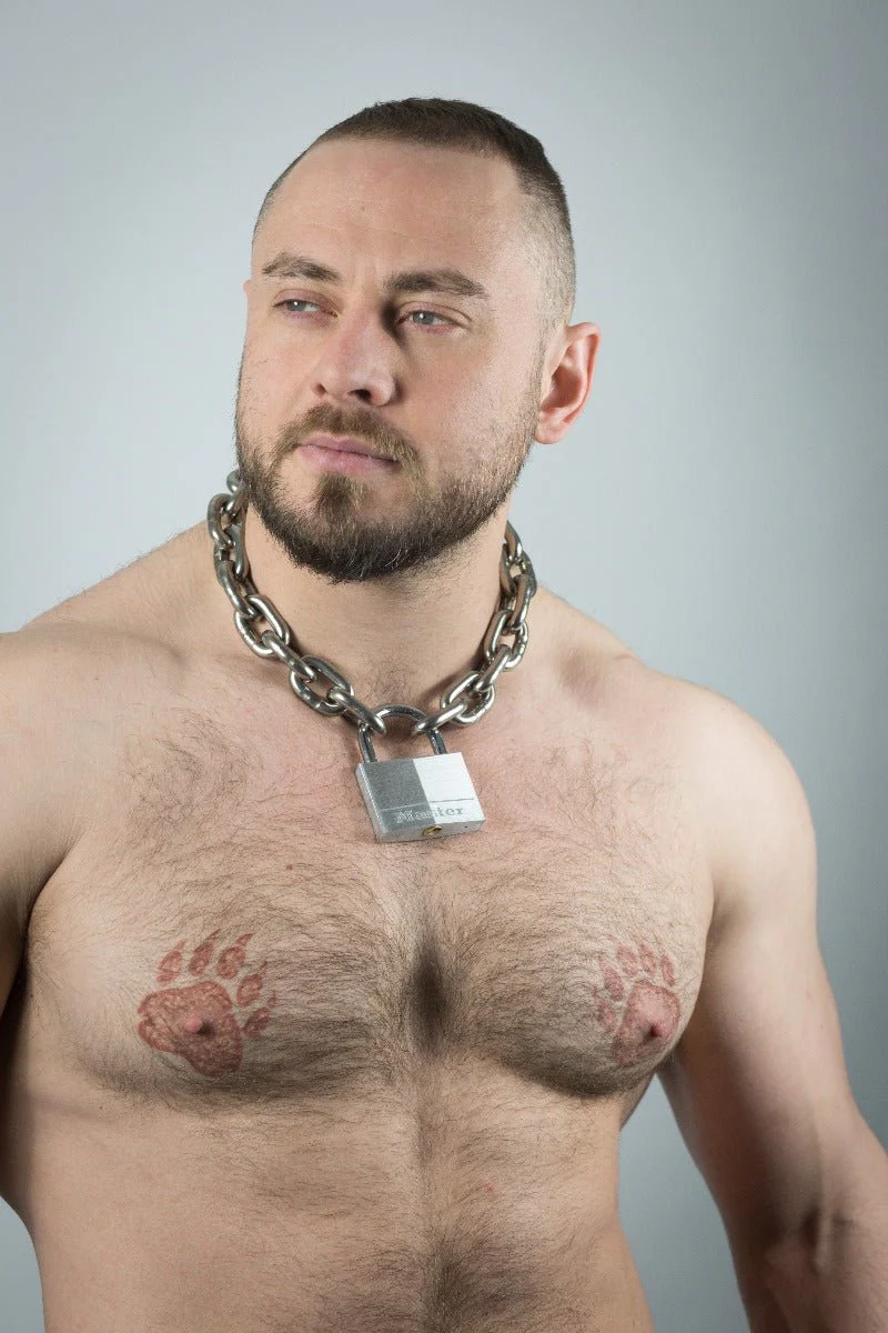 ruff GEAR Pitbull Chain 8mm with 60mm Master Lock - Image 4